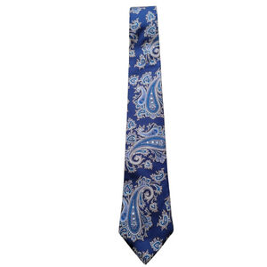 Rothschild's Designer Hand Msde Paisley Silk Neck Tie Width 3.25" Excellent Cond